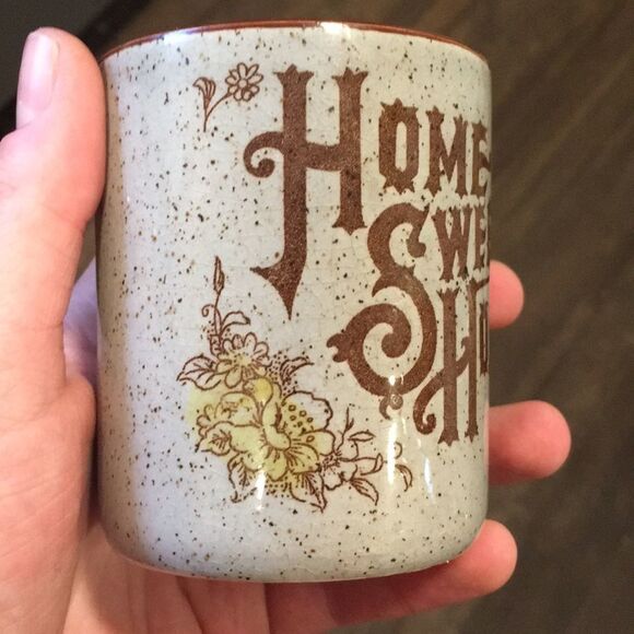Made in Japan vintage Home Sweet Home mug - Picture 2 of 5